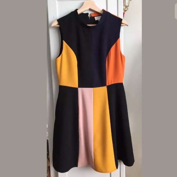 Anthropologie Harlyn Colorblock Sleeveless Dress - Picture 1 of 4
